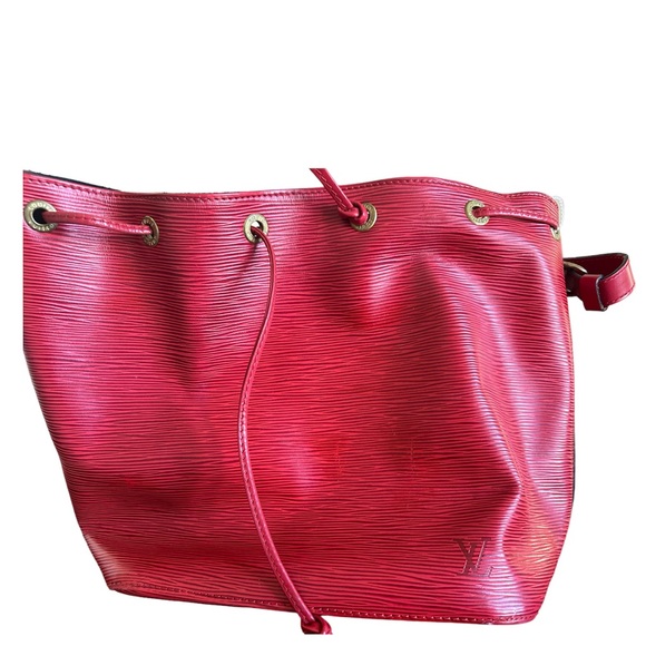 LOUIS VUITTON EPI LEATHER LARGE NOE RED - Picture 2 of 8